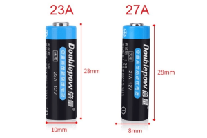 แบตเตอรี่ 27A เทียบกับ 23A แบตเตอรี่: ขนาดต่างกันพลังงานเดียวกัน