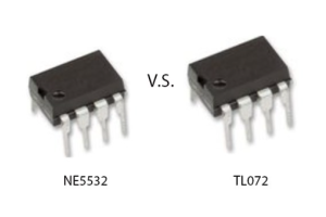 NE5532 และ TL072: อะไรที่ทำให้ op-amps เหล่านี้แตกต่างกัน?