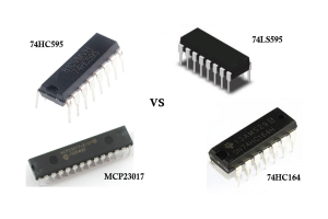 ทำความเข้าใจกับความแตกต่างระหว่าง 74HC595, 74LS595, 74HC164 และ MCP23017