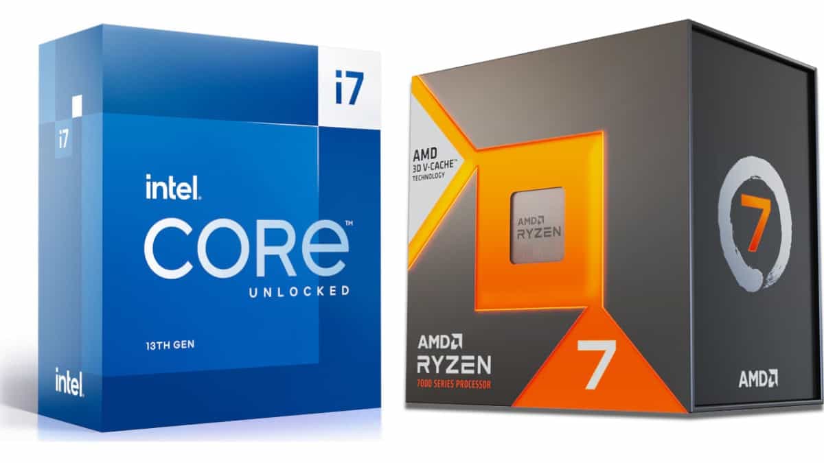 AMD Ryzen 7 5800X and Intel Core i7-12700K Processor