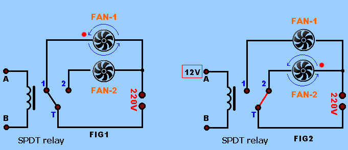 SPDT Reply Circuit Schematic