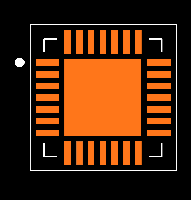 MAX30003 Footprint