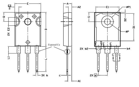 IRFP240 Dimensions