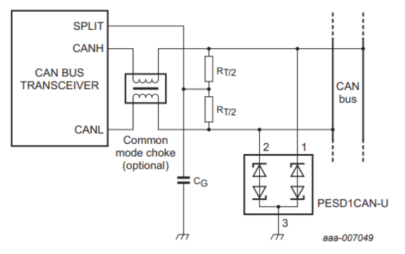 PESD1 Application Circuit