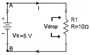 Voltage Drop Across a Resistor