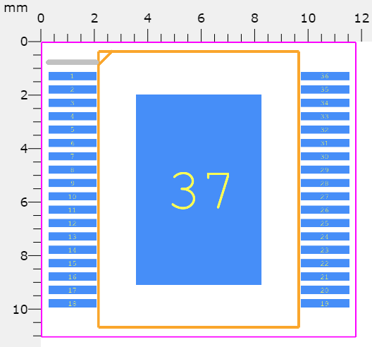 TDA7492 Footprint